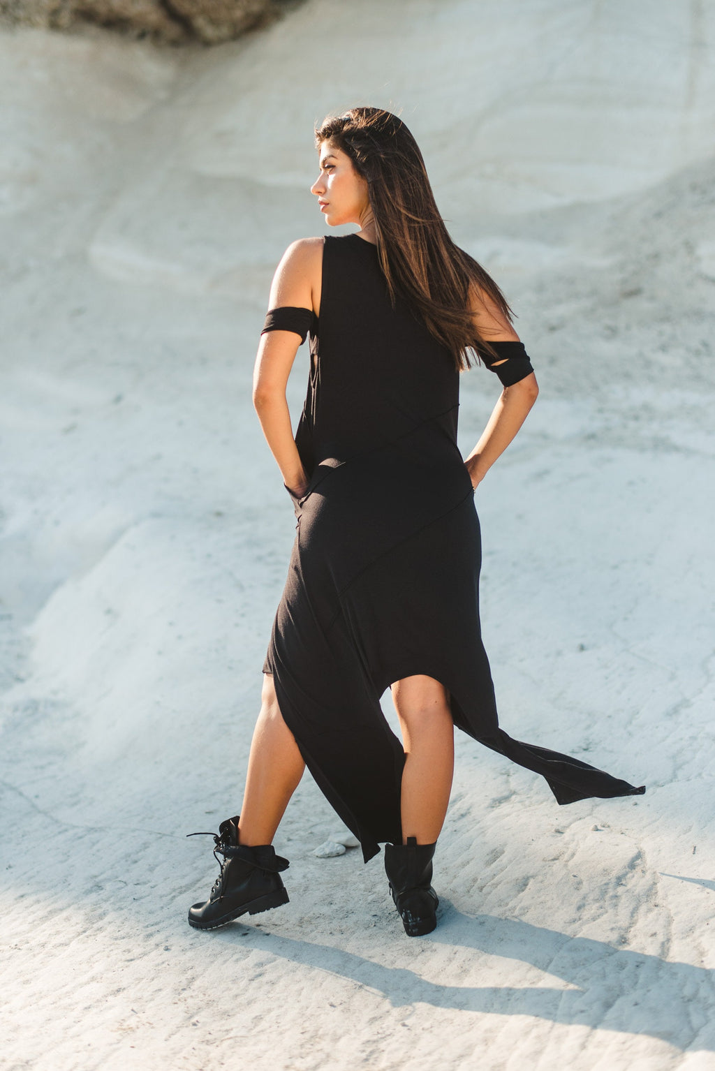 Asymmetric Sleeveless Dress