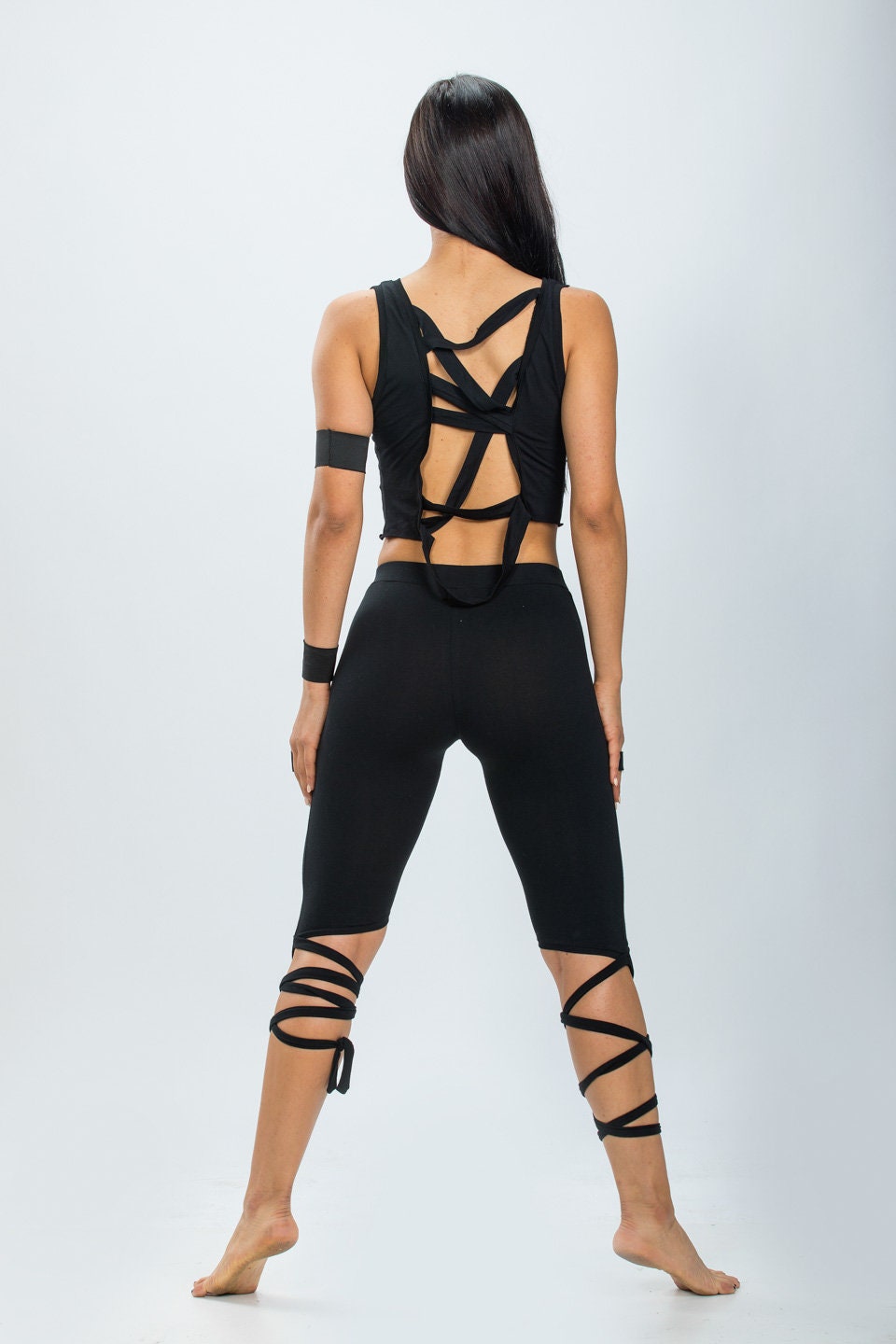 Strappy Capri Leggings
