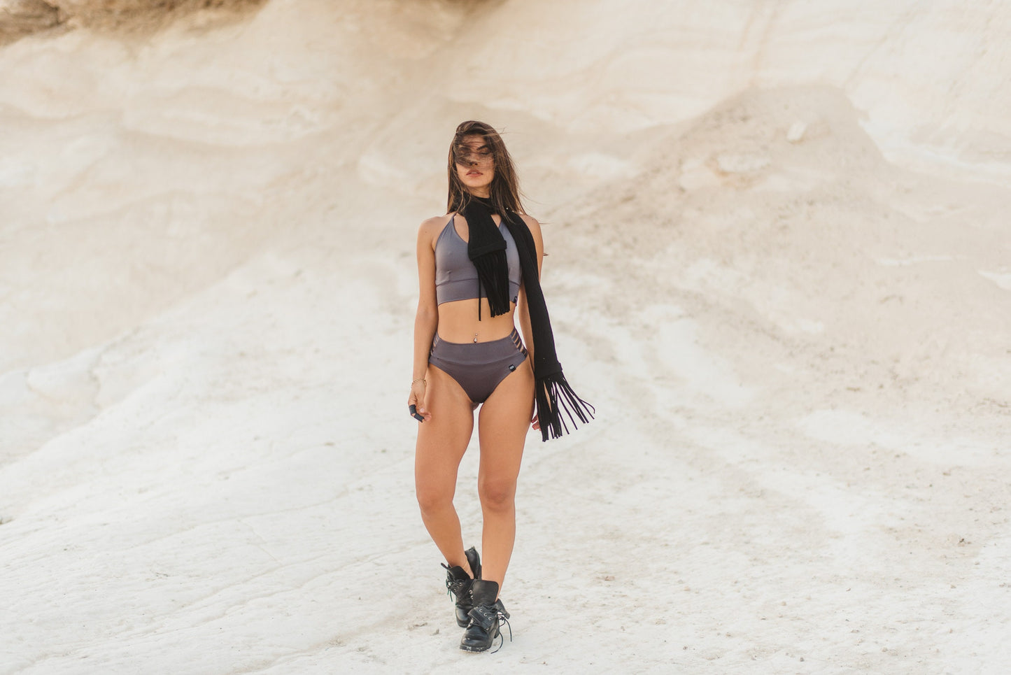 High Waist Bikini With Straps