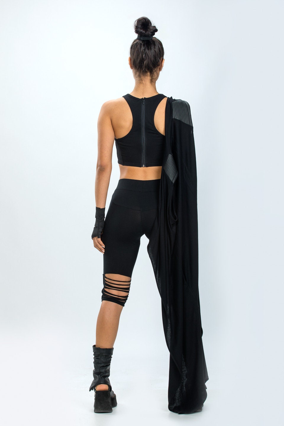 Asymmetric Sleeveless Vest