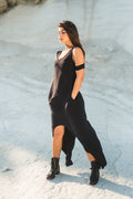 Asymmetric Sleeveless Dress