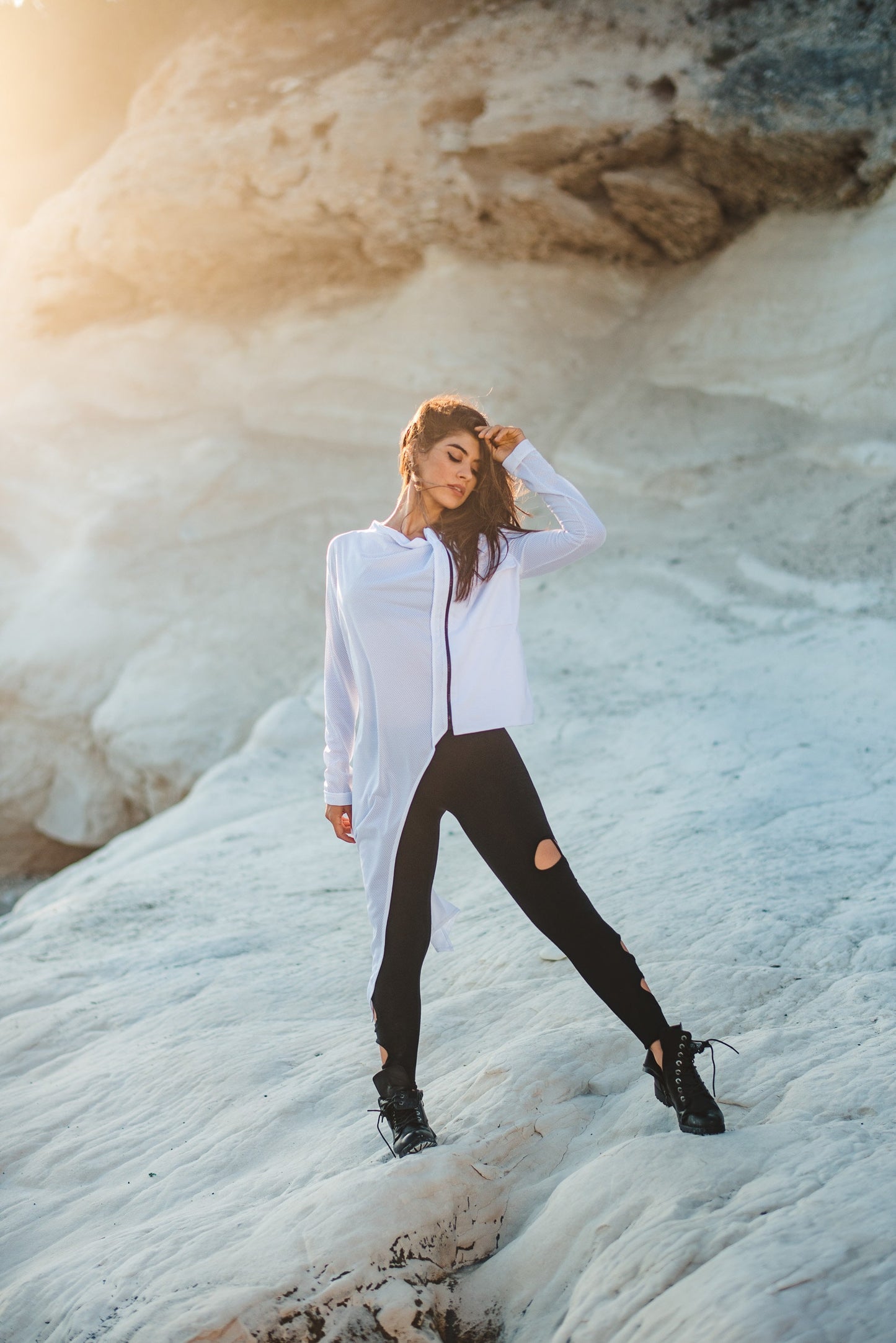 Women's Extravagant White Cardigan