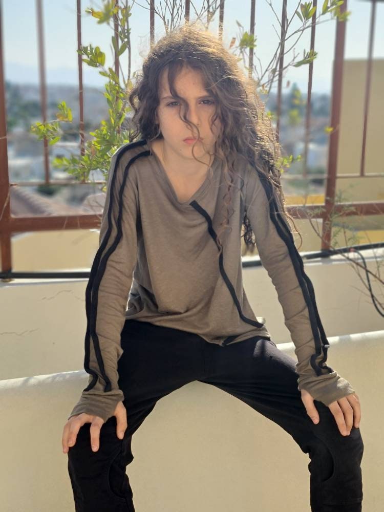 Boys Sweater with Thumb Holes