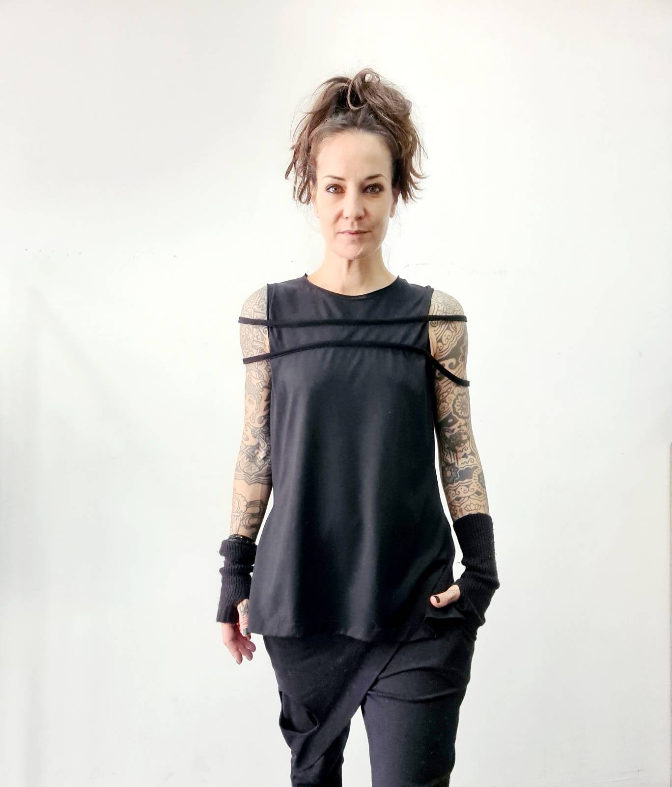 Women's Sleeveless Loose Shirt