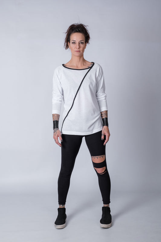 Edgy Long Sleeve Women's Top