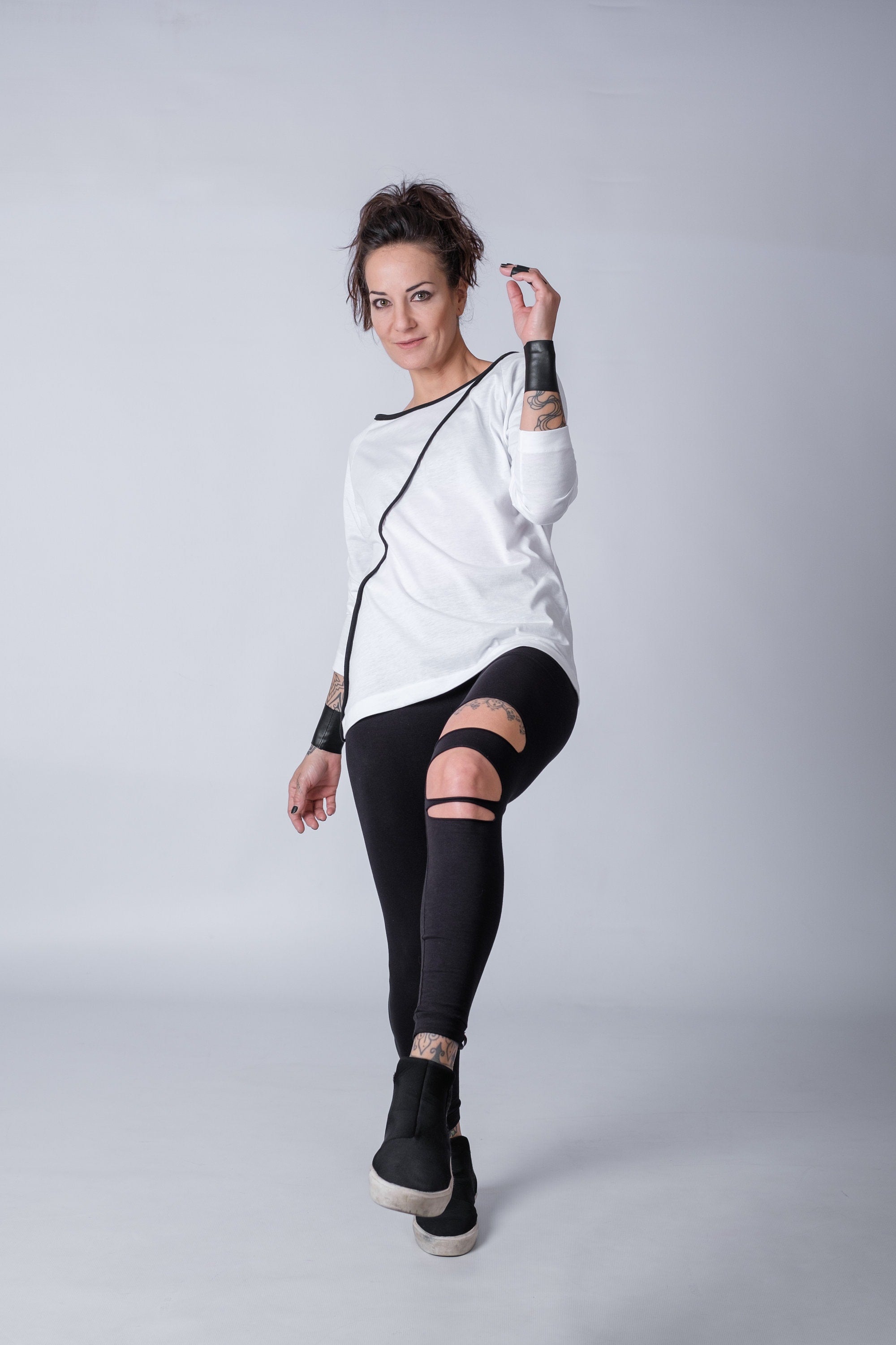 Edgy Long Sleeve Women's Top
