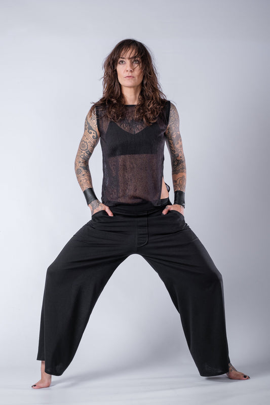 Cotton Loose Wide Leg Pants