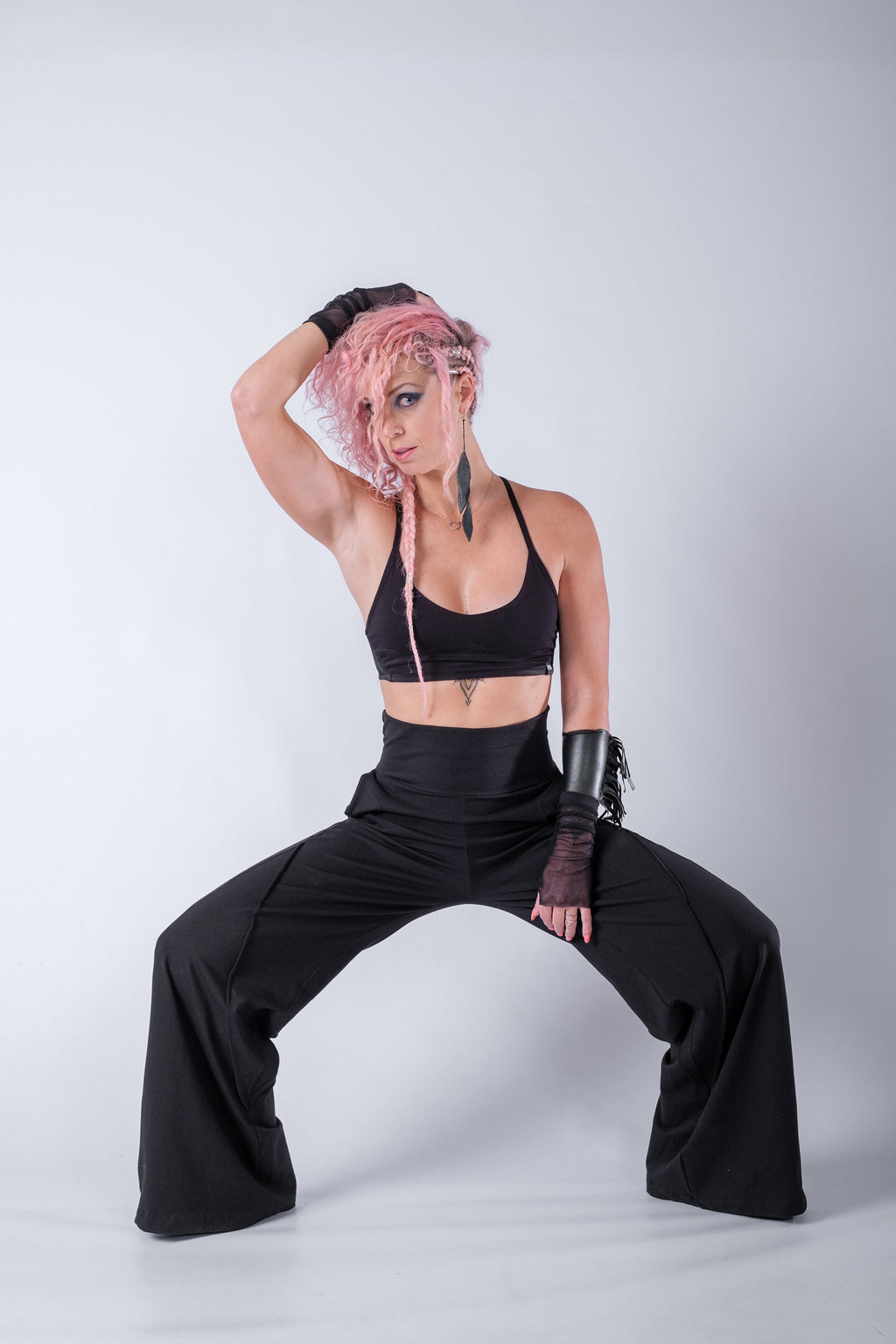 High Waist Wide Leg Pant