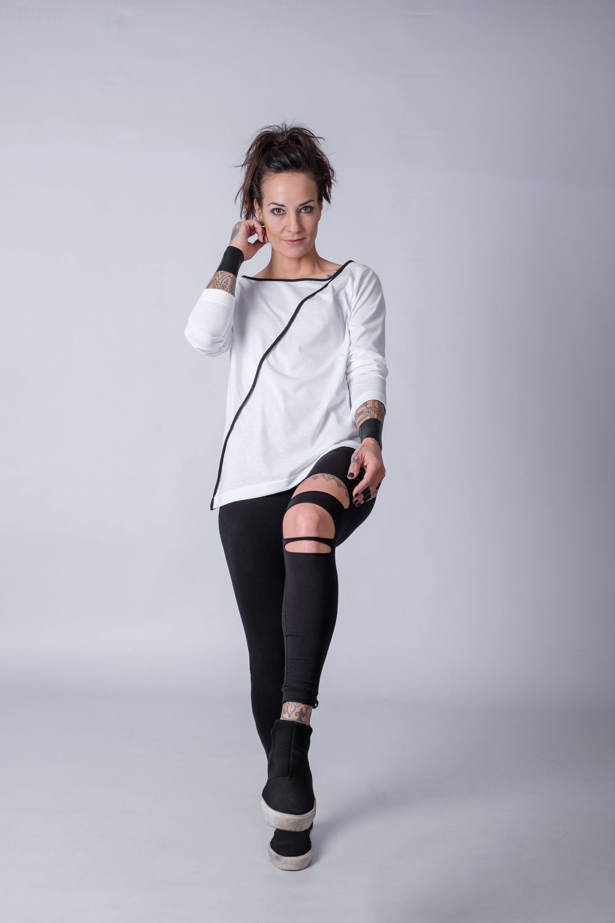 Edgy Long Sleeve Women's Top