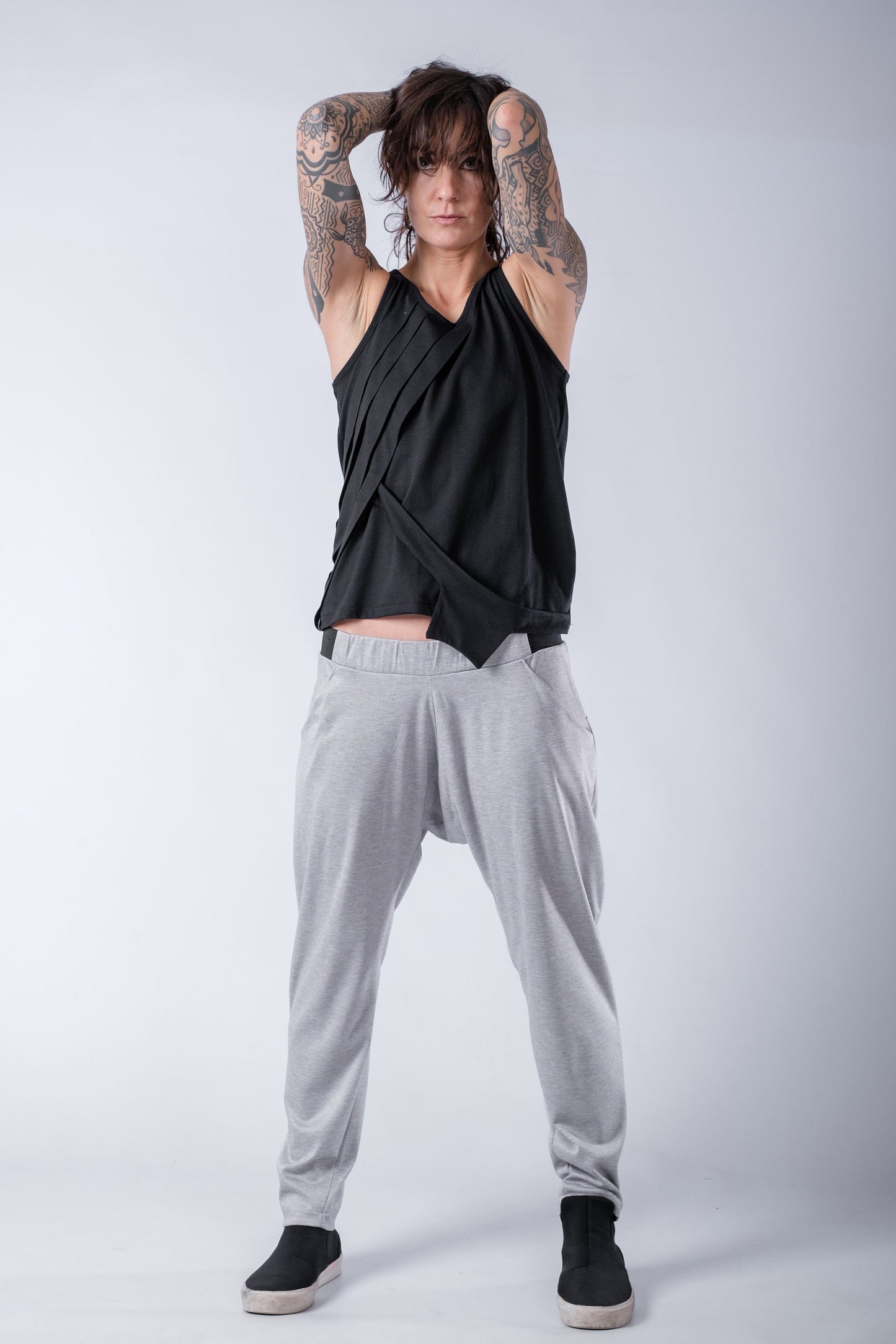 Casual Drop Crotch Pants