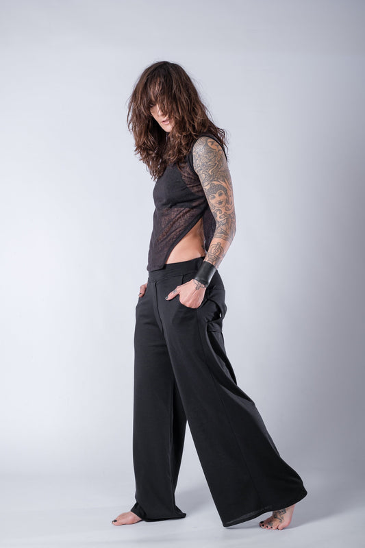 Cotton Loose Wide Leg Pants