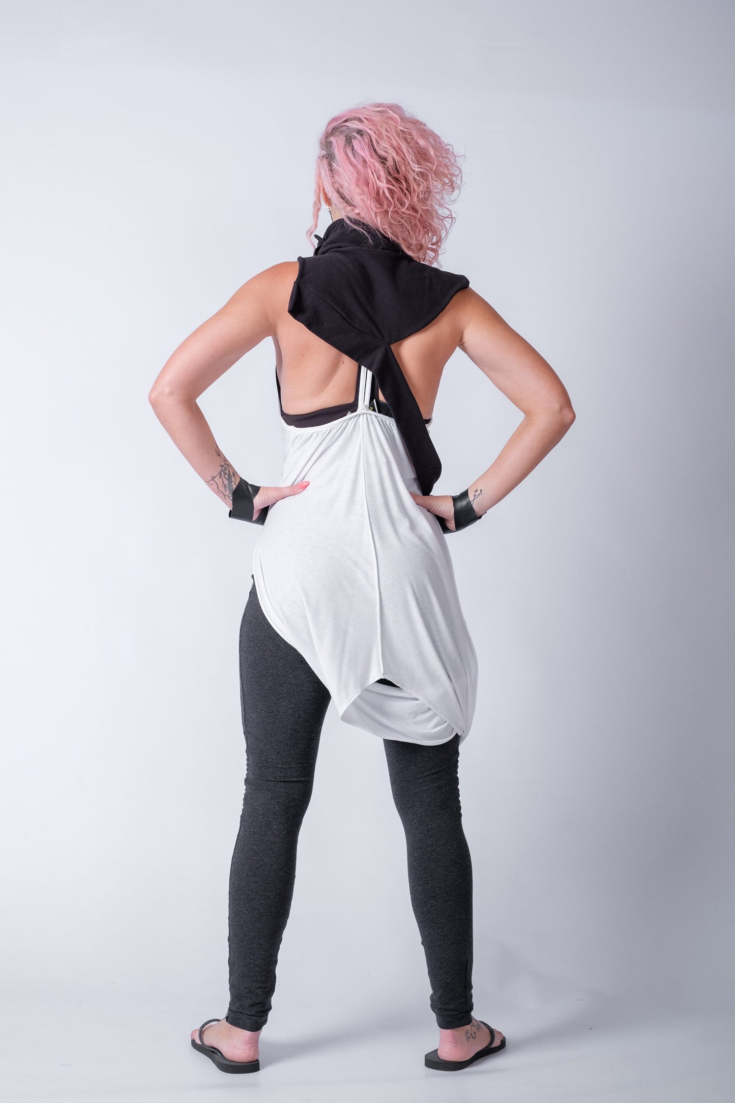 Biker Style Cotton Leggings