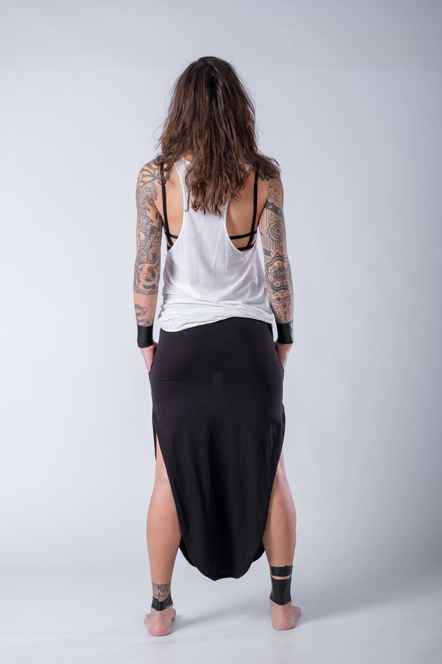 Double Side Split Skirt