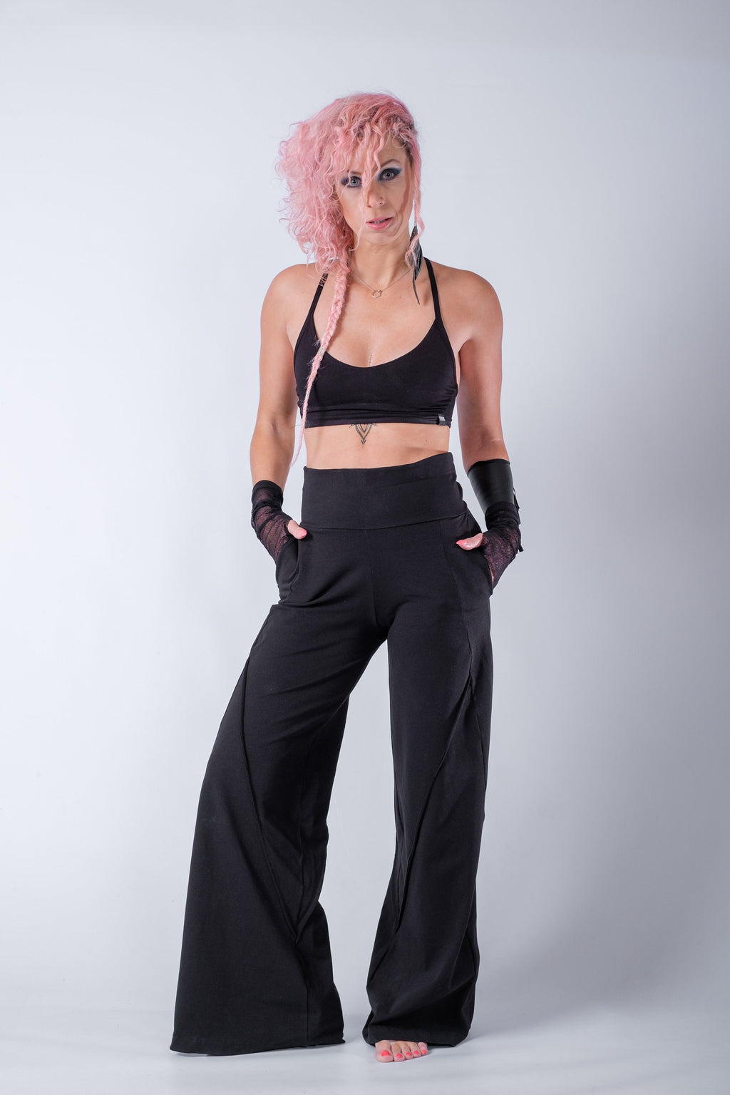 High Waist Wide Leg Pant