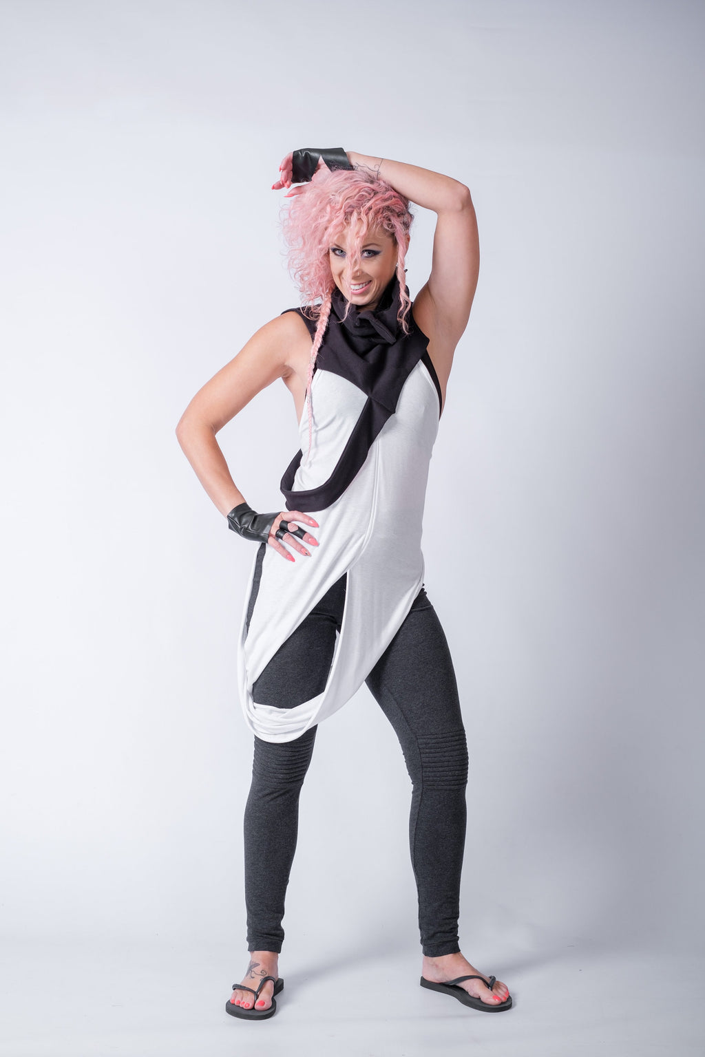 Biker Style Cotton Leggings