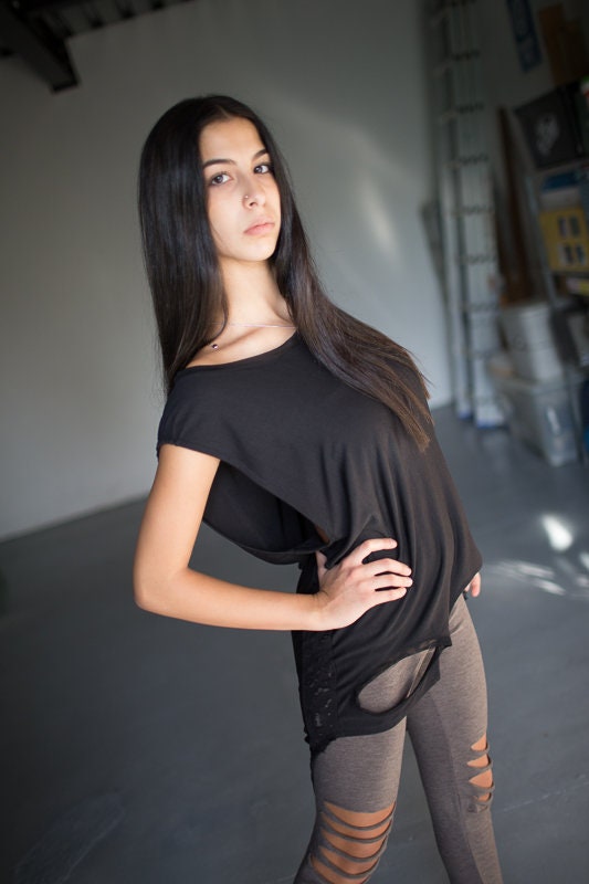 Longline Asymmetric Loose Sleeveless Top