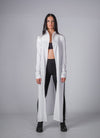 Avant Garde Asymmetric Cardigan / Futuristic Fashion / Cyberpunk Jacket