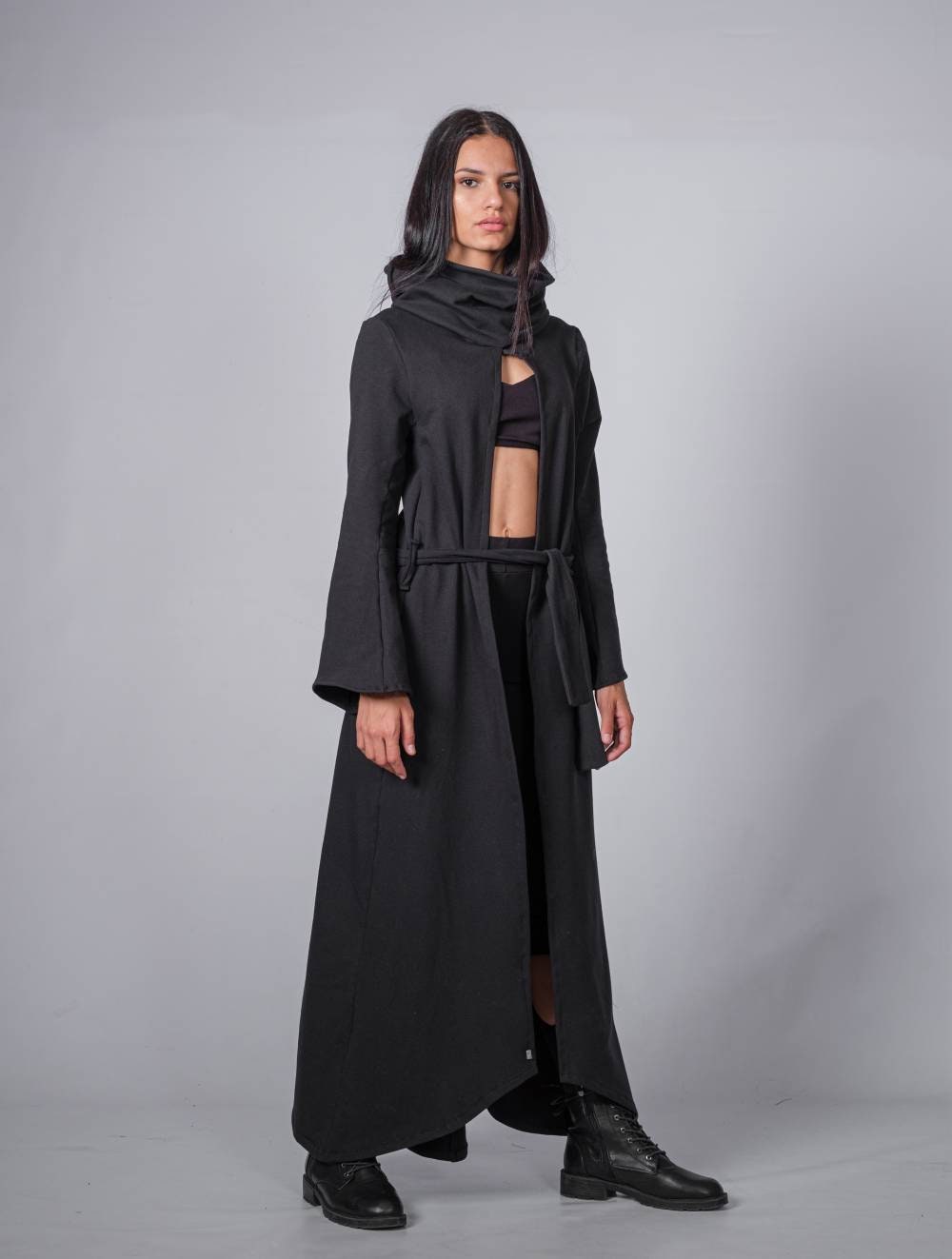 Women's Loose Cotton Trench Coat