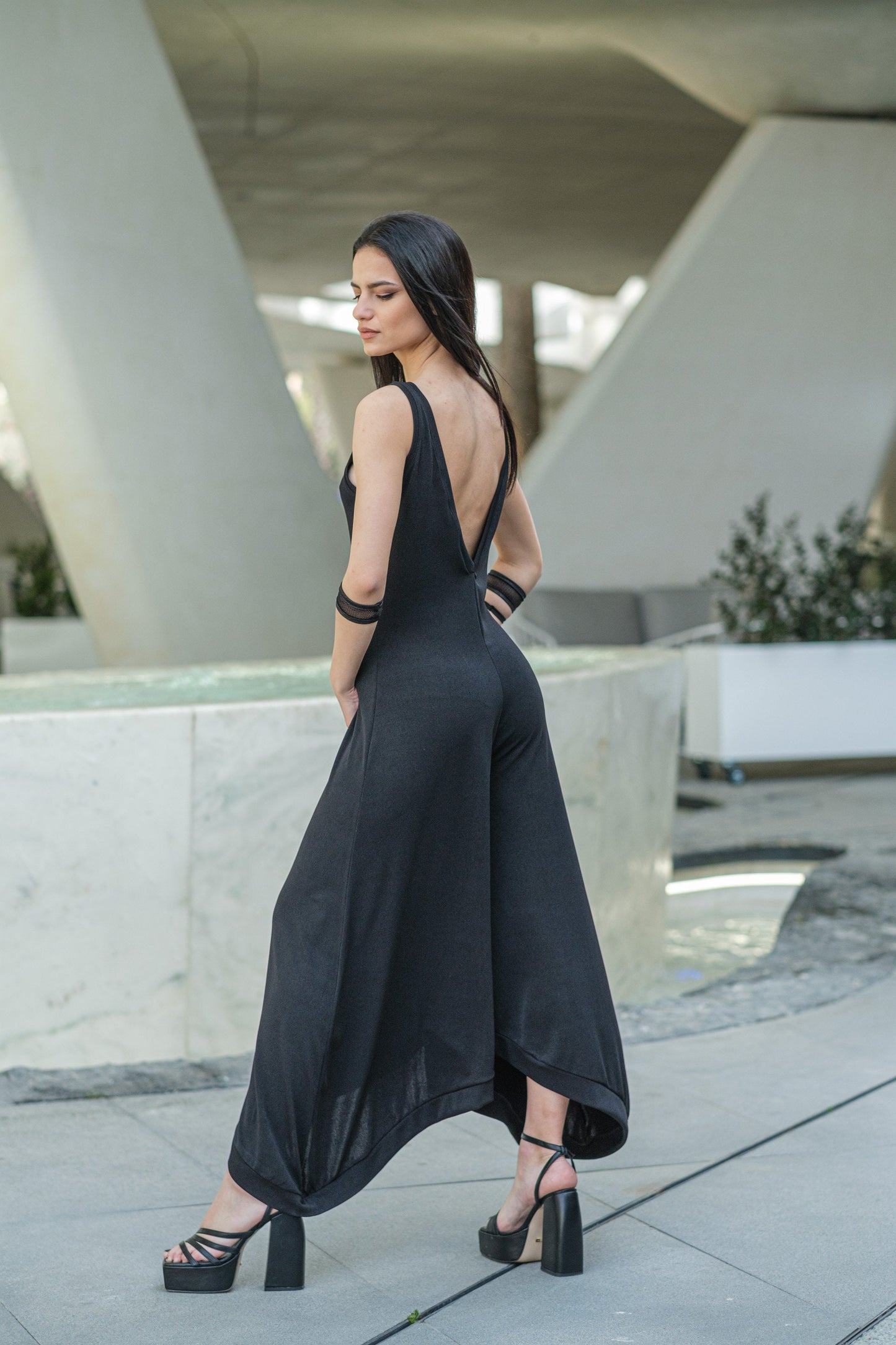 Loose Sleeveless Jumpsuit