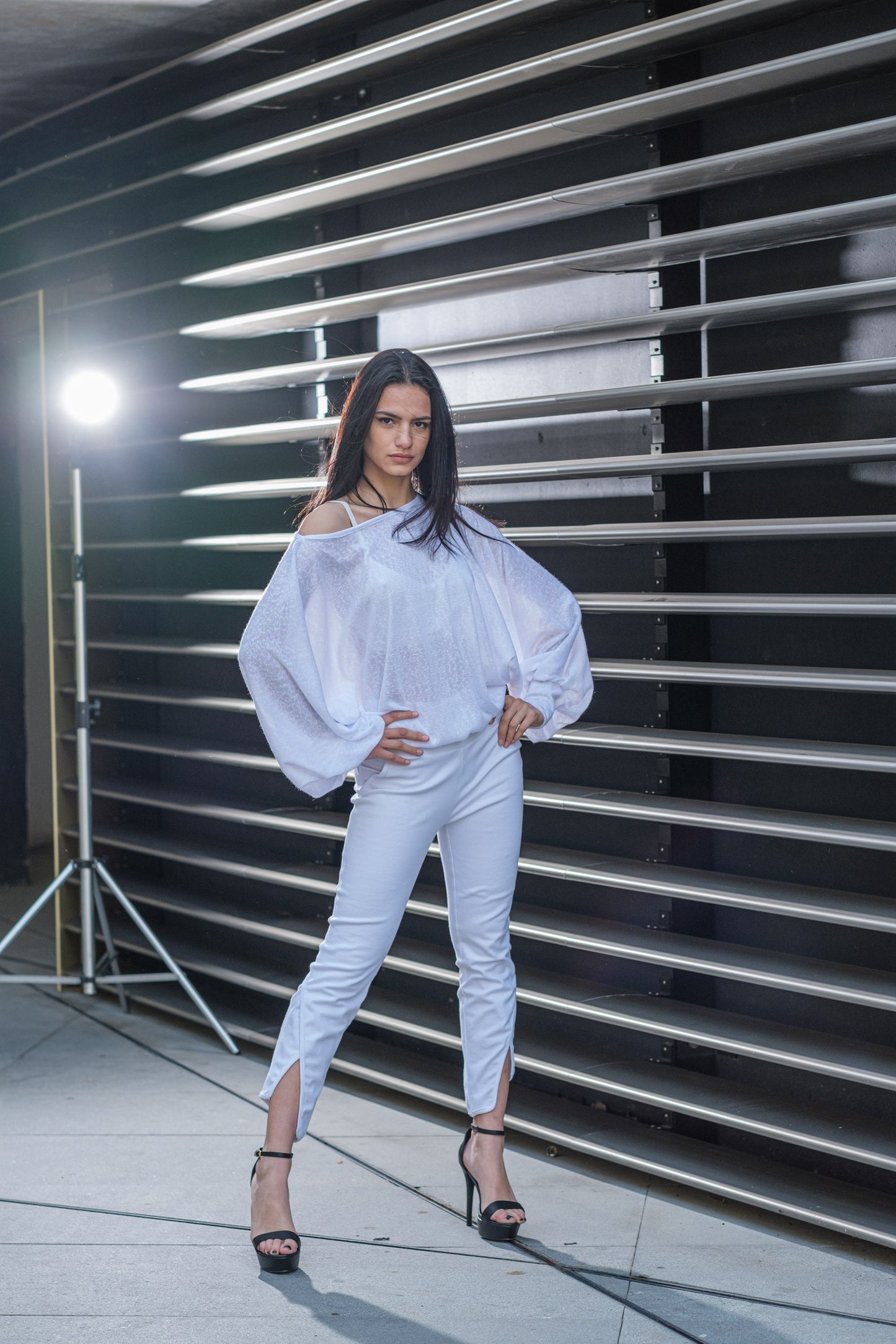 Oversized Off The Shoulder Top