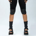 Faux Leather Leg Warmers