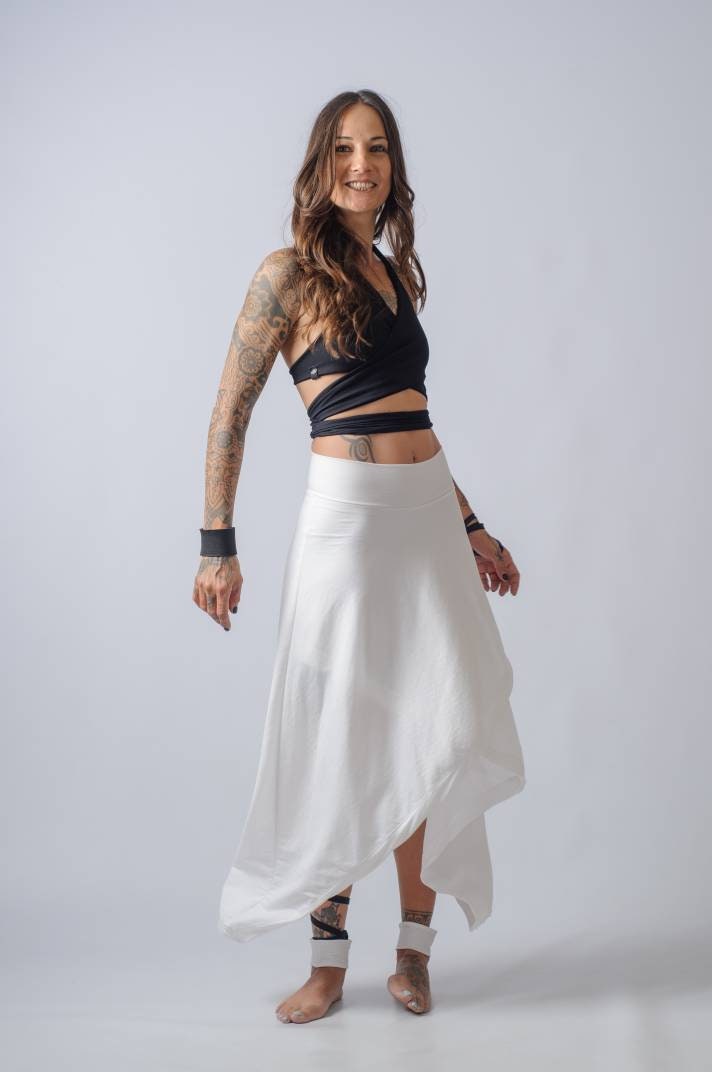 NEW Asymmetric Wide Leg Pants and Skirt