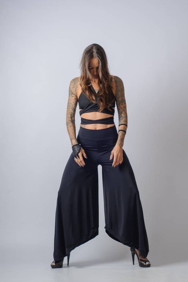 Extravagant High Waist Wide Leg Pants