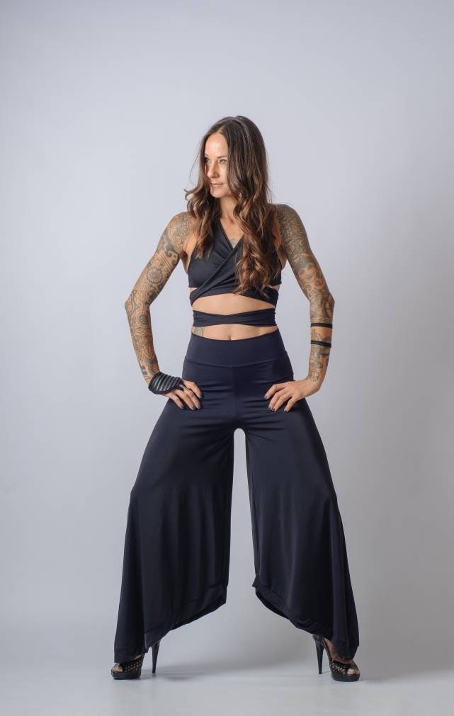 Extravagant High Waist Wide Leg Pants