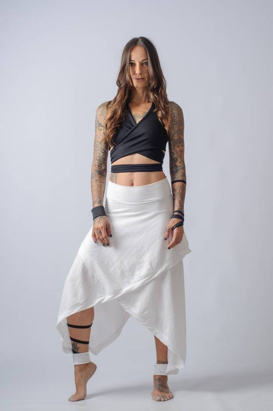 NEW Asymmetric Wide Leg Pants and Skirt