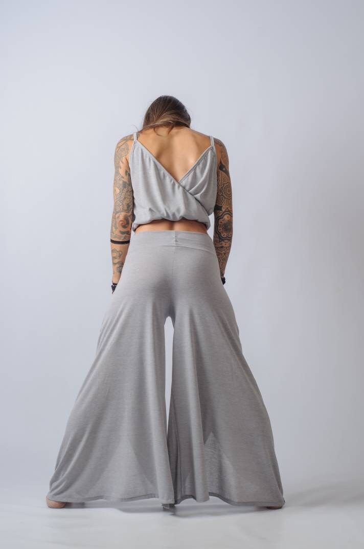 New High Waisted Wide Leg Pants