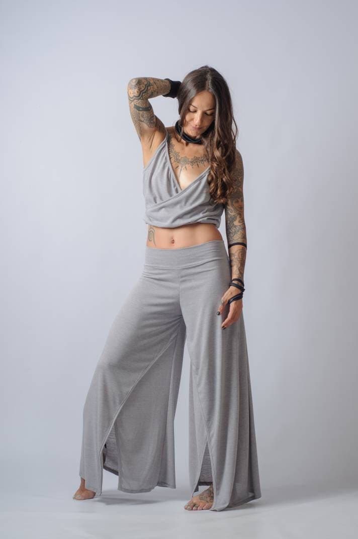 New High Waisted Wide Leg Pants