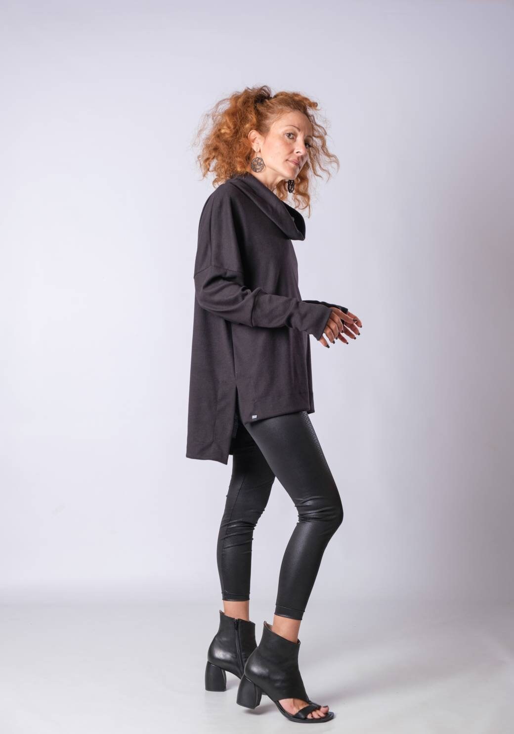 Oversized Turtleneck Sweater