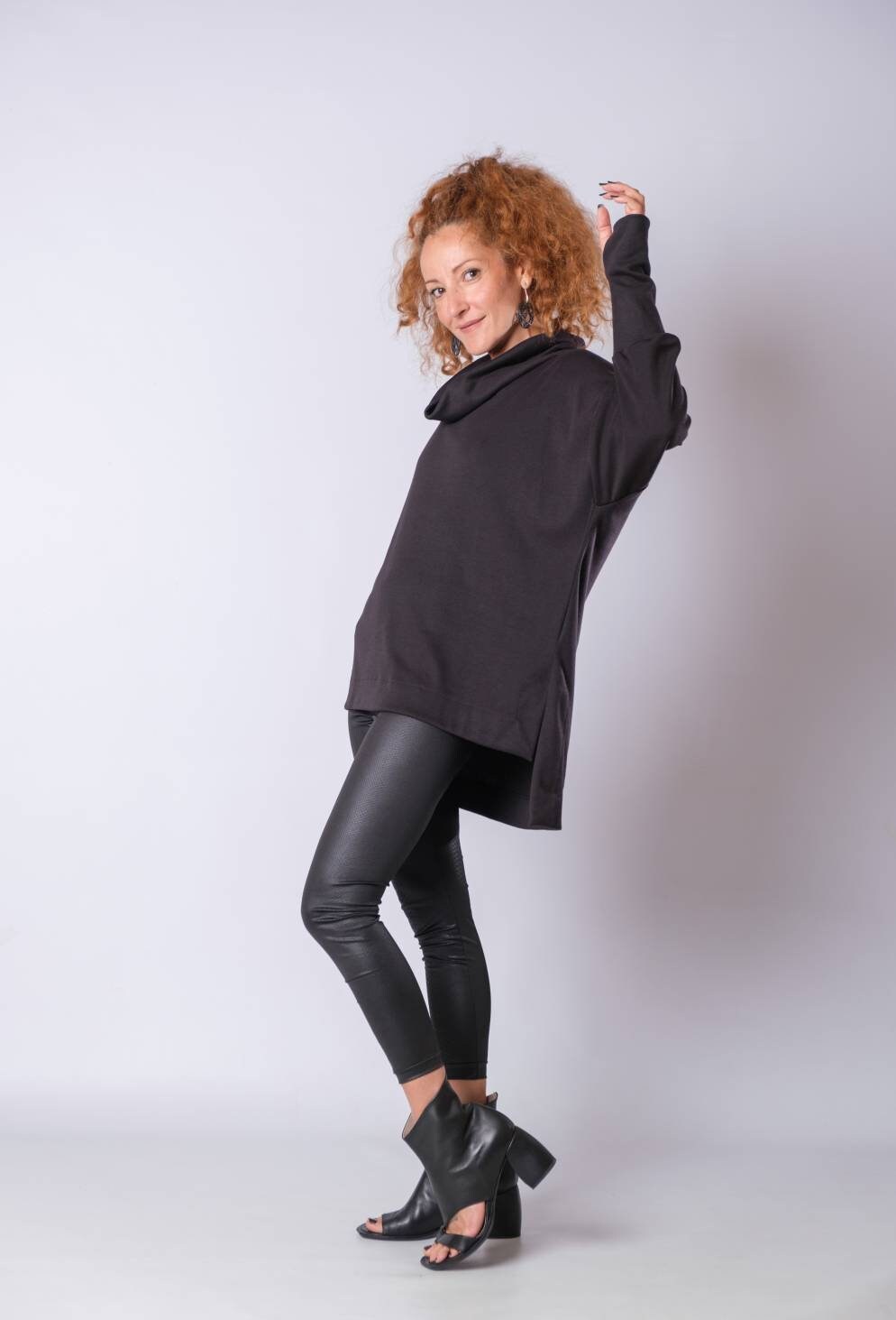 Oversized Turtleneck Sweater