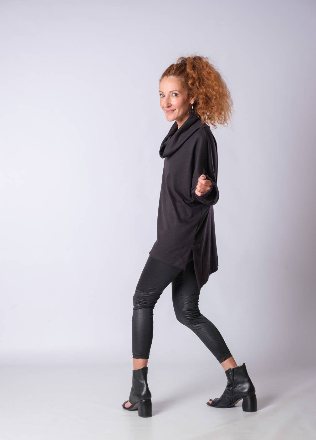 Oversized Turtleneck Sweater