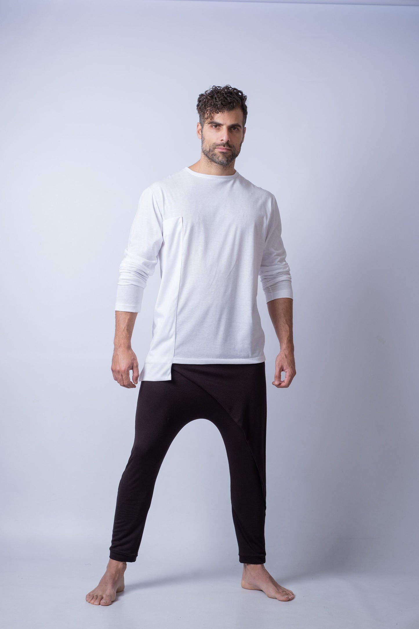 Men's Longline Long Sleeve T-Shirt
