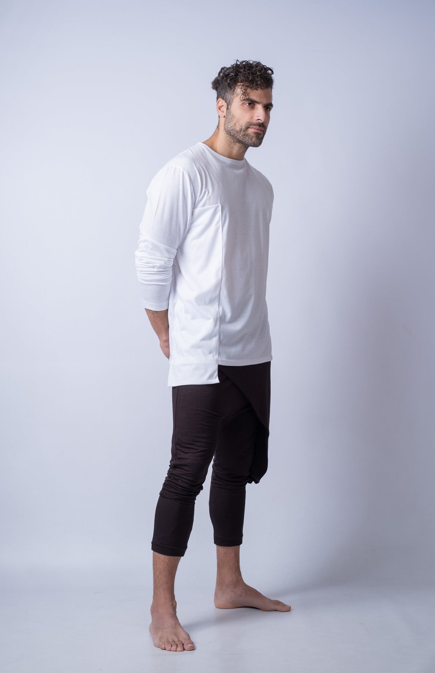 Men's Longline Long Sleeve T-Shirt