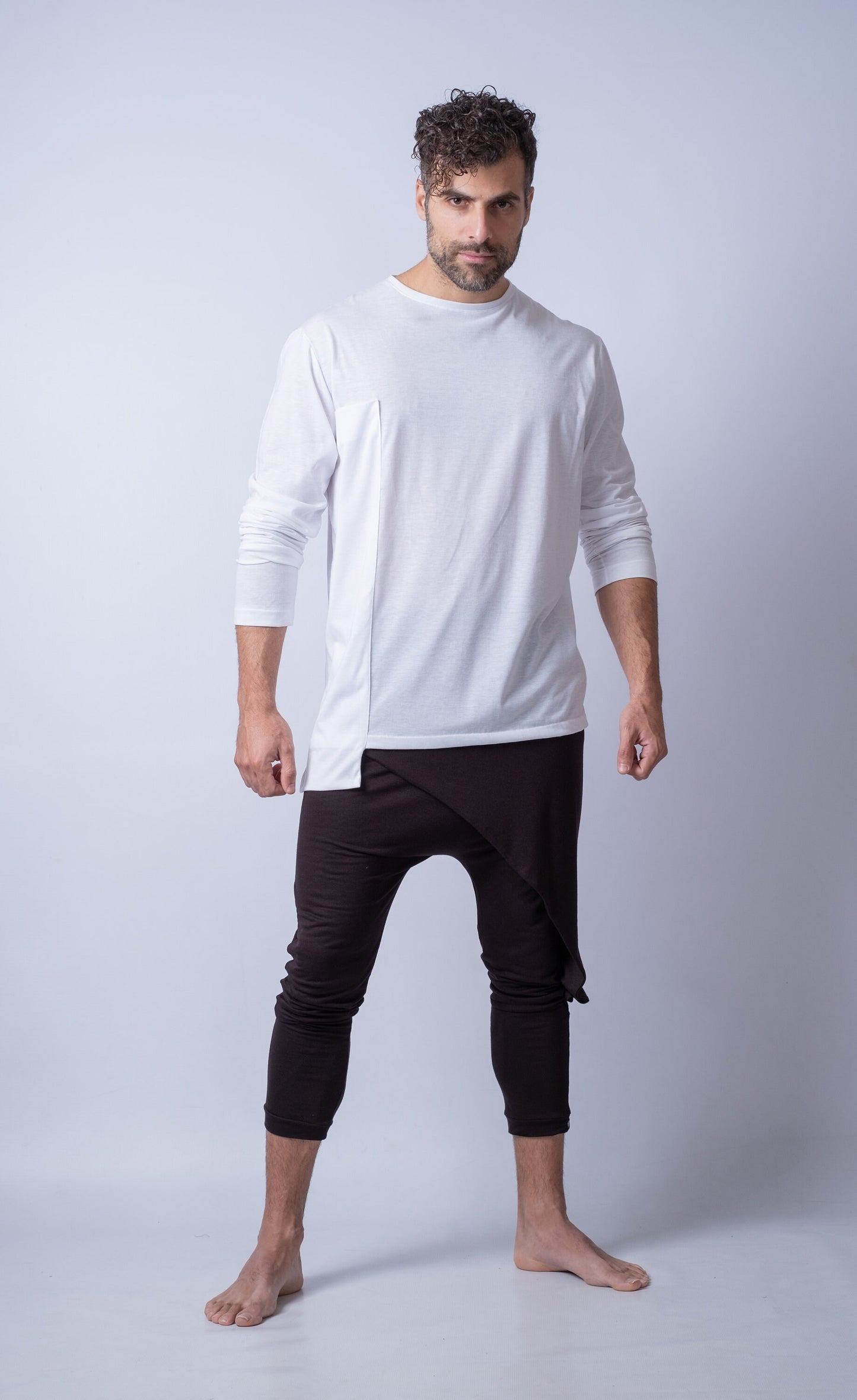 Men's Longline Long Sleeve T-Shirt