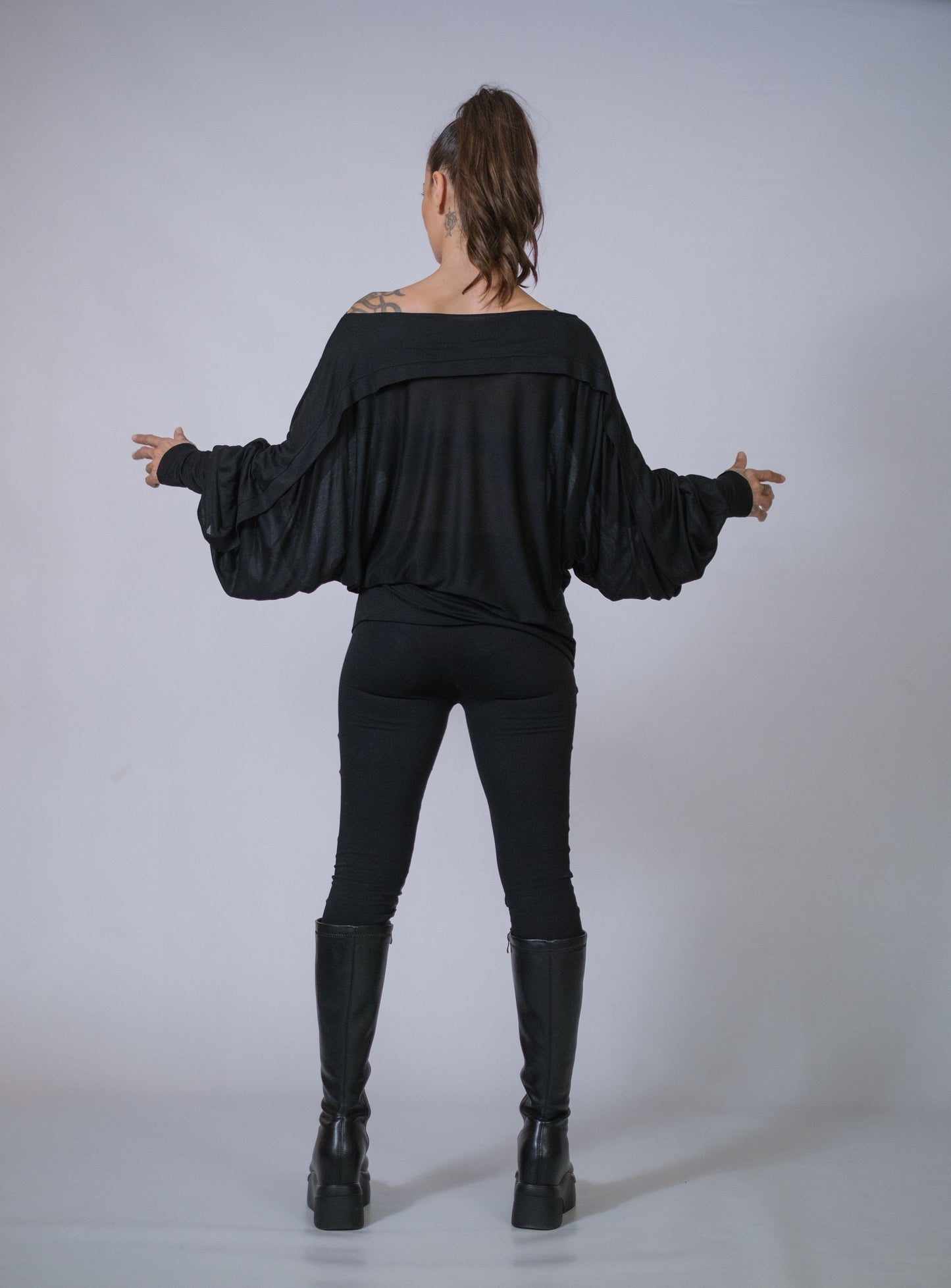 Oversized Off The Shoulder Top