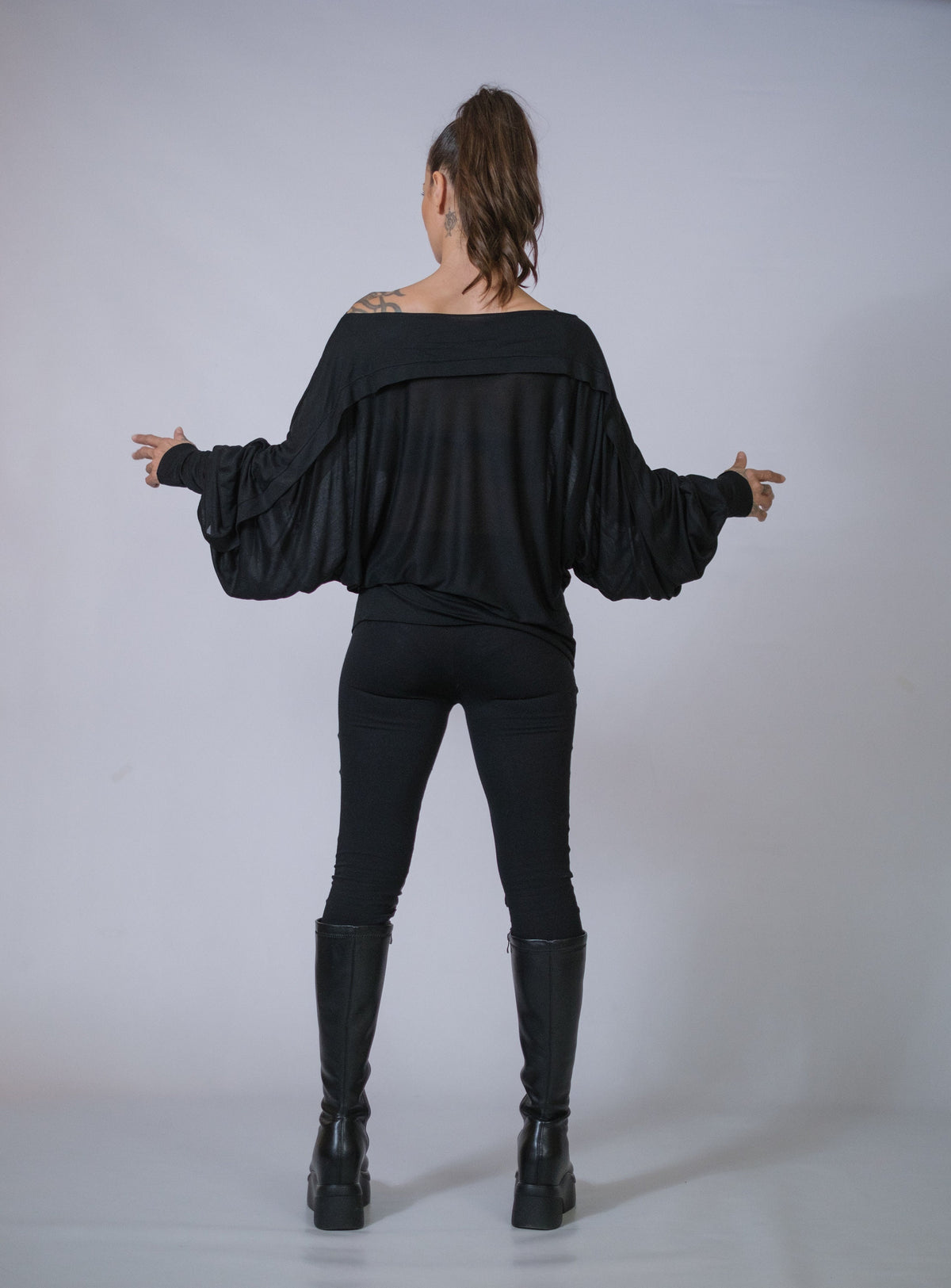 Oversized Off The Shoulder Top