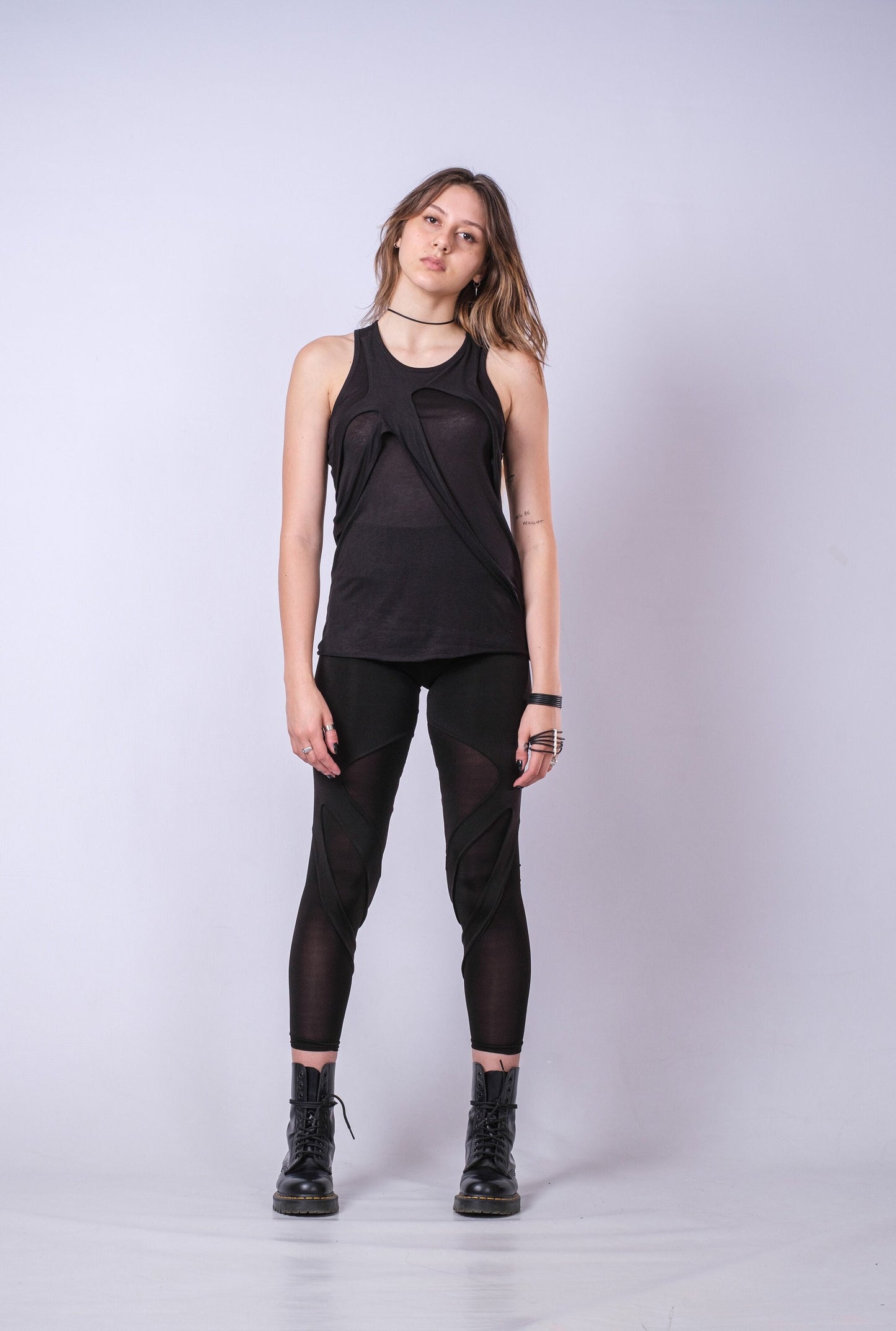 Women's Black Soft Cotton Tank Top