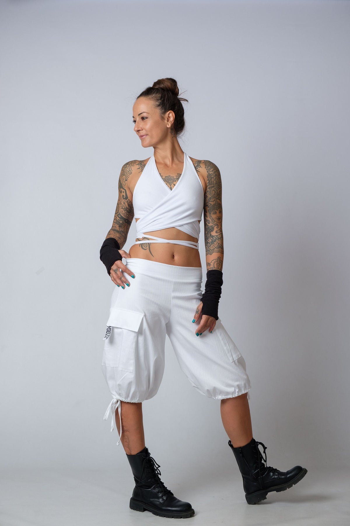V Neck Wrap Top