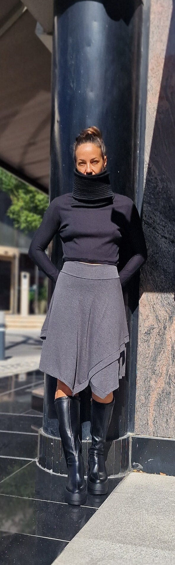 Asymmetrical Extravagant Skirt