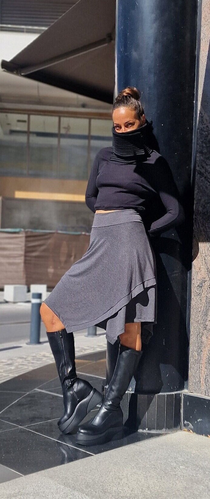 Asymmetrical Extravagant Skirt