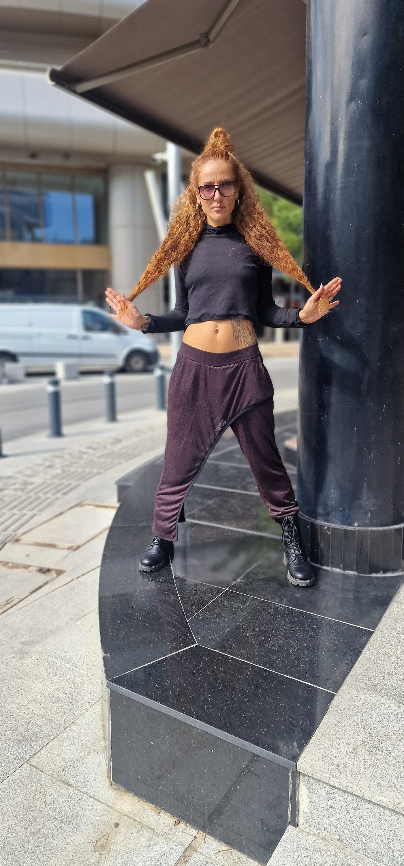 New Stylish Pants Layered With Skirt