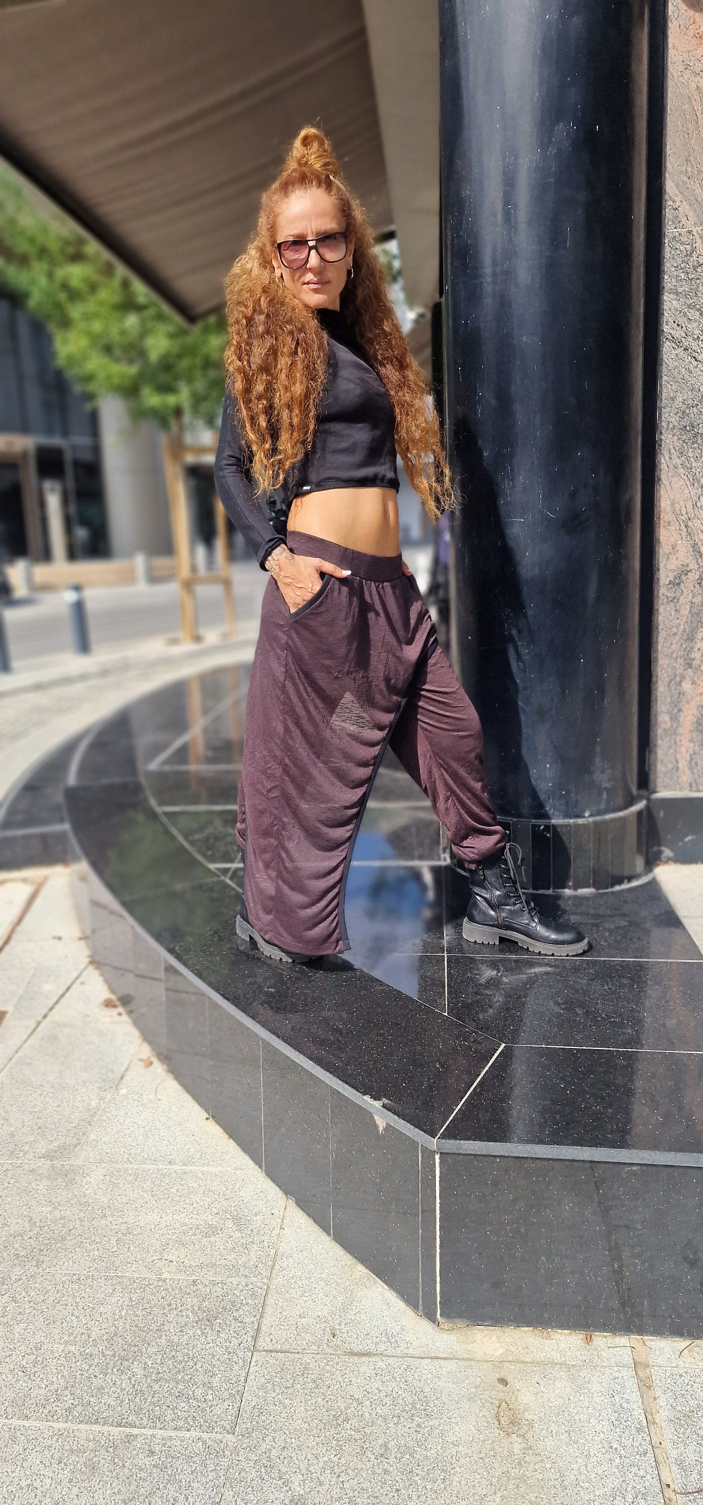 New Stylish Pants Layered With Skirt