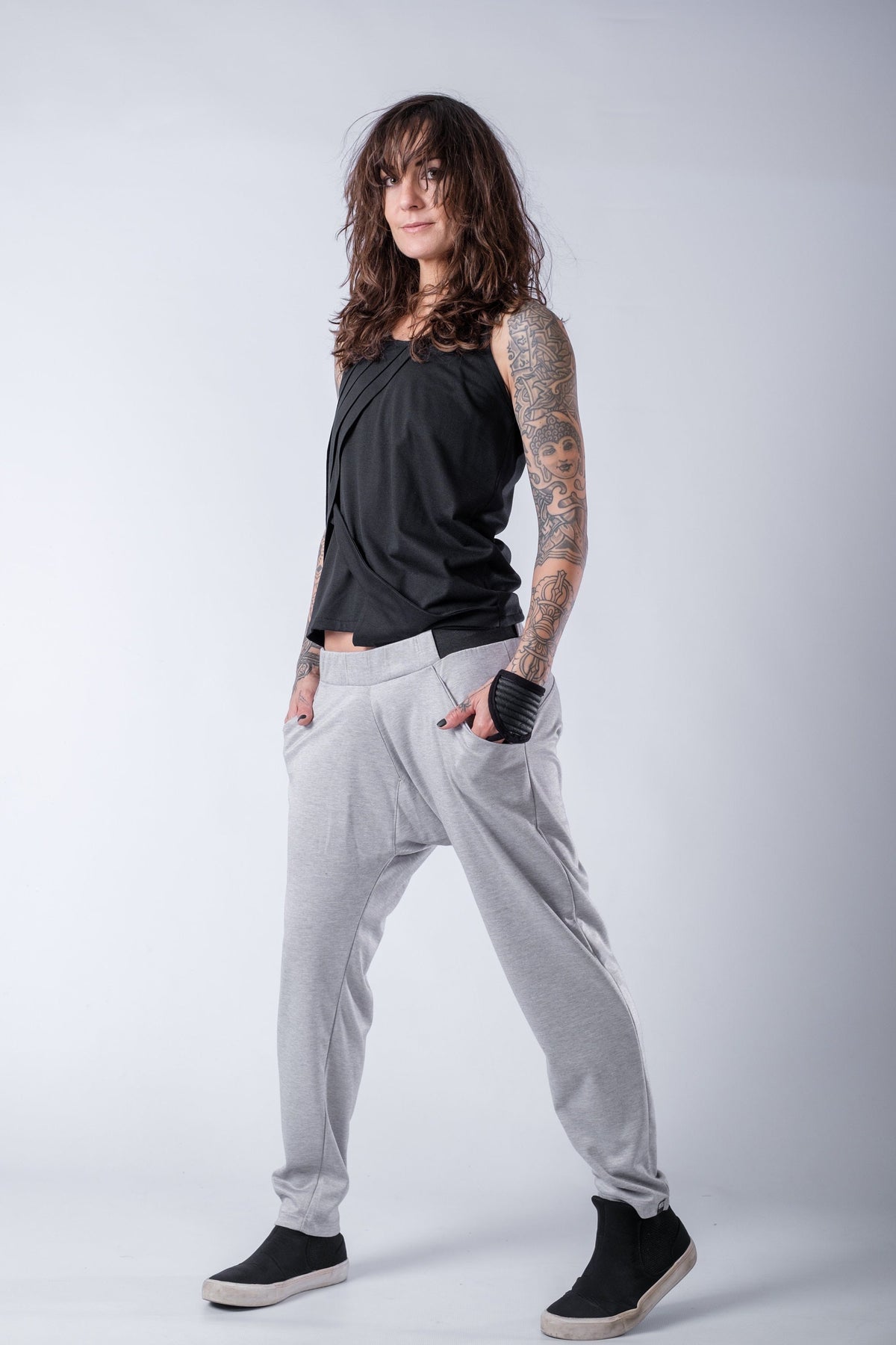 Casual Drop Crotch Pants