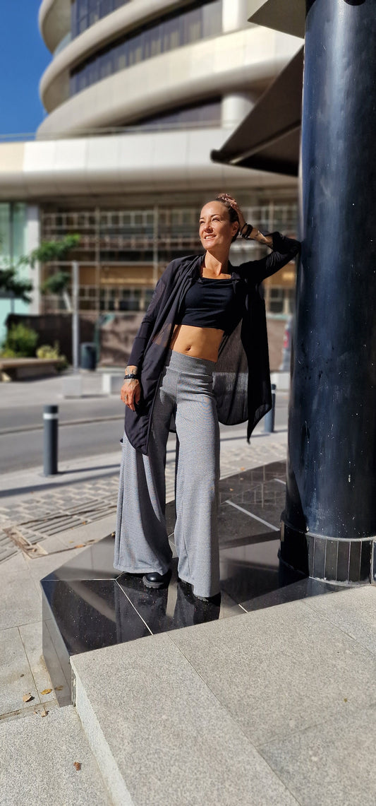 Women's Sheer Asymmetric Shirt Tunic