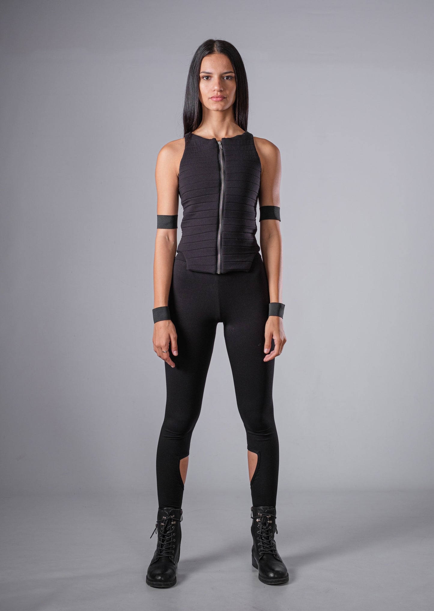 Women's Cut Out Cotton Lycra Leggings