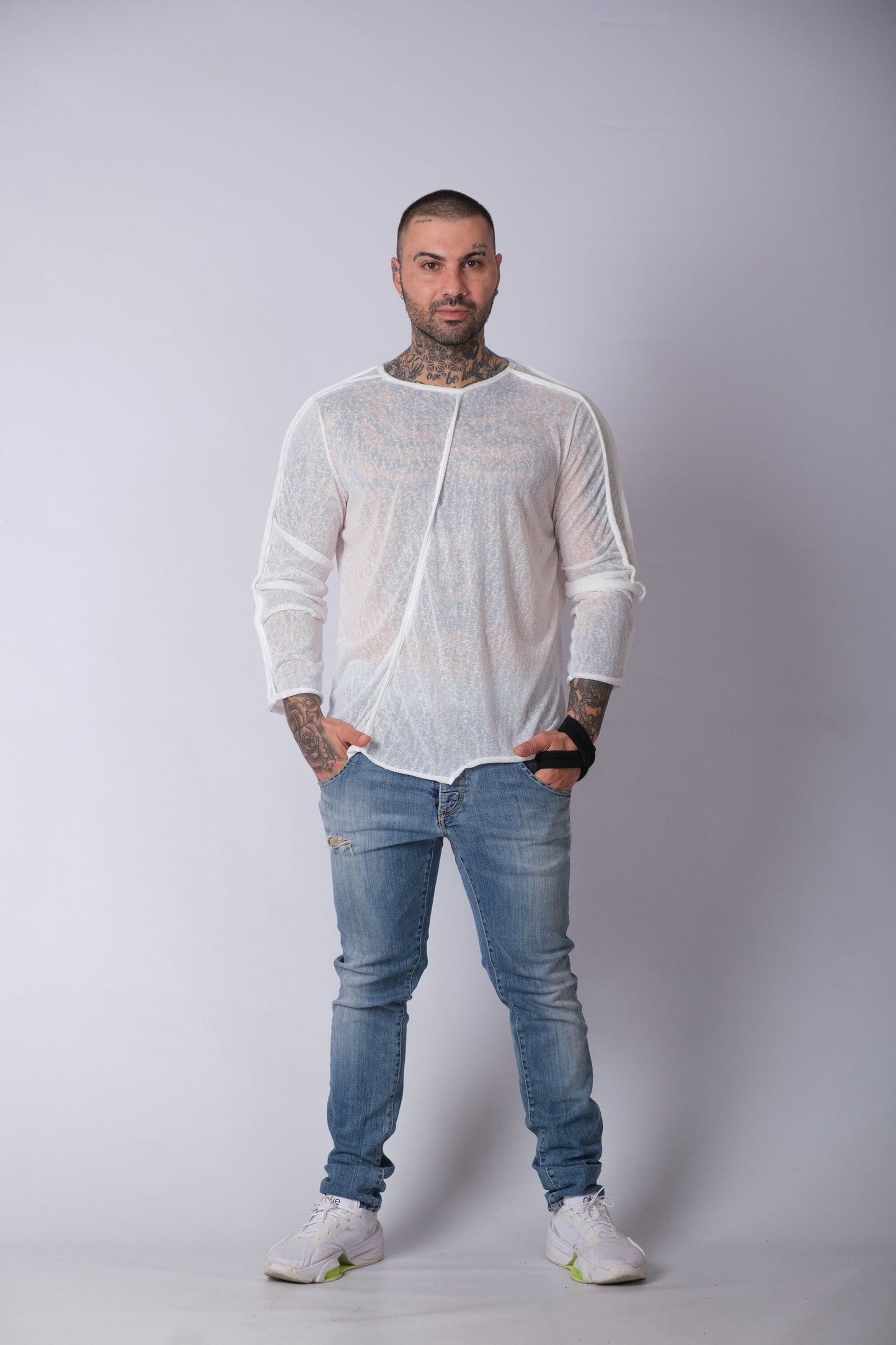 Men's Loose Long Sleeve Top