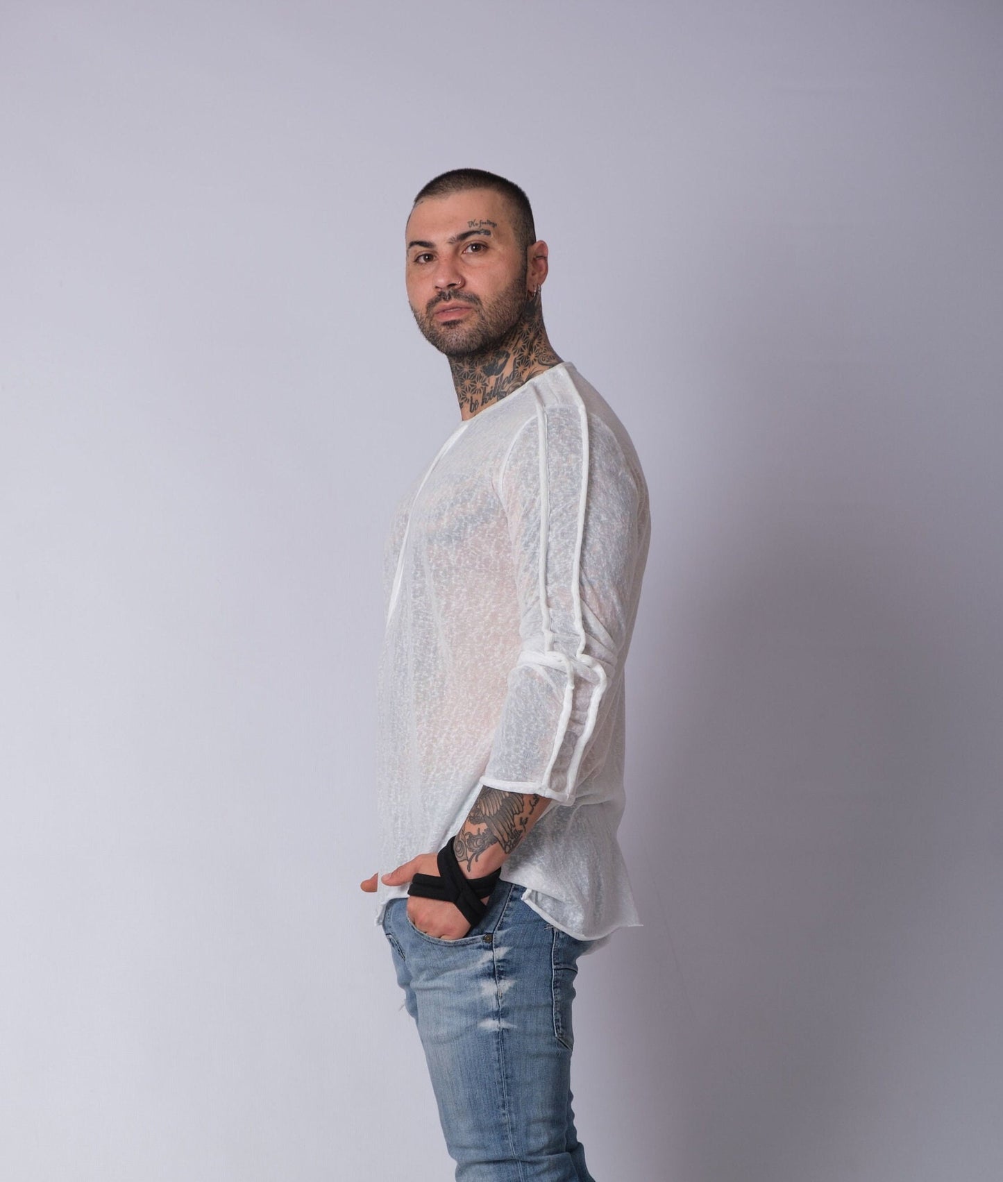 Men's Loose Long Sleeve Top